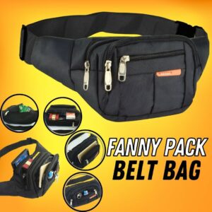 Waist Bag Fanny Pack For Men Women Hip Belt Bum Pouch