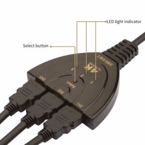 HDMI Cable 3 Port 4K HDMI 2.0 Cable