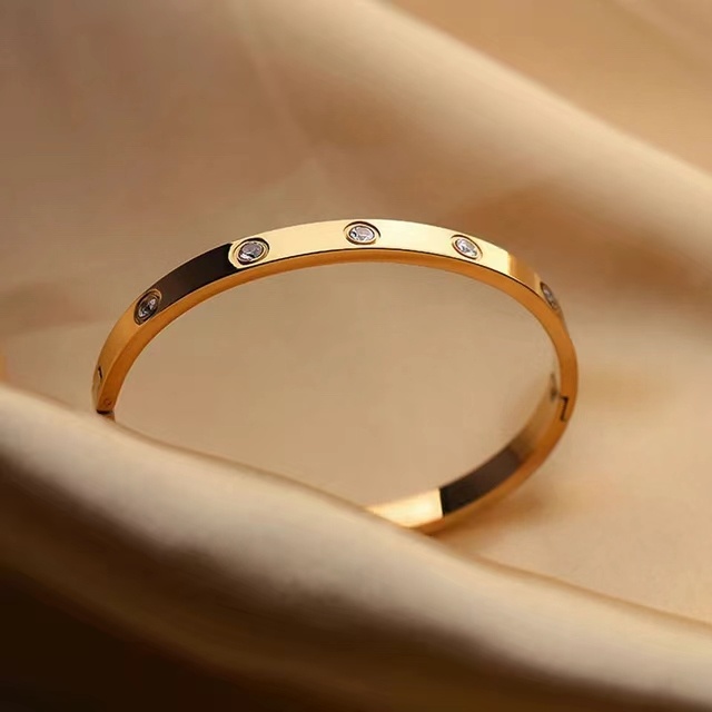 Gold Bracelets For Women Friendship Love Bangle Bracelets