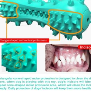 Pet Dog Cleaning Chew Toys For Aggressive Dogs Rubber Molar Stick Dog Oral Teeth