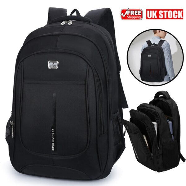 Men Women Laptop Backpack Waterproof Rucksack Travel School Bag