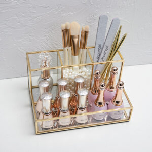 Glass Makeup Organizer...