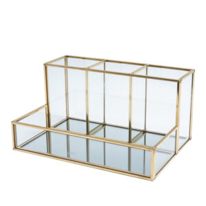 Glass Makeup Organizer...