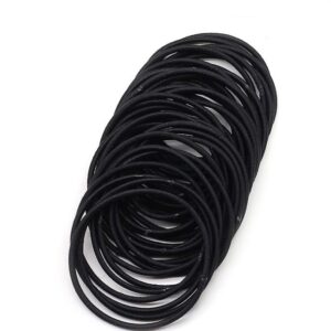 100Pcs Black Elastic...