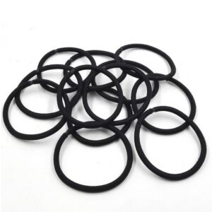 100Pcs Black Elastic...