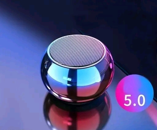 Govind_traders Mini Booost 4 Colorful Wireless Bluetooth Speakers Mini Electroplating Round Steel Speaker