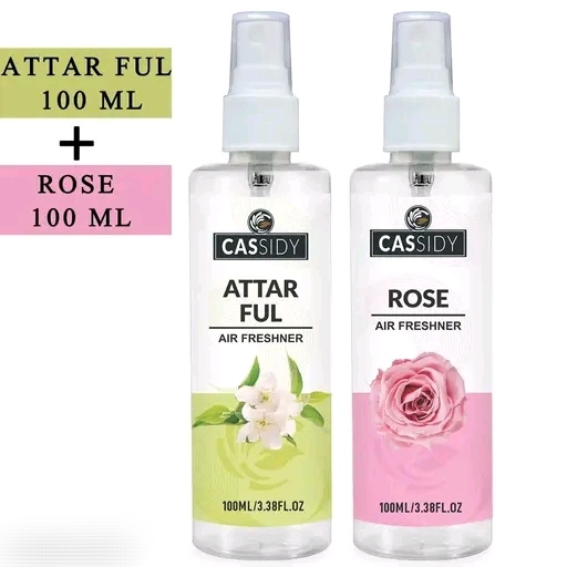 CASSIDY Attarful & Rose Air Freshener Spray Combo-2 x 100ml