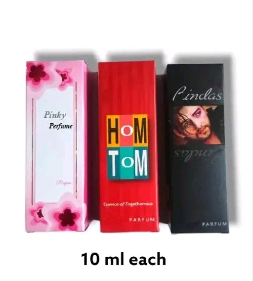  Pink Perfume ,Hum Tum ,Bindas ( pack of 3 ) Perfume Body Spray 10 ml each
