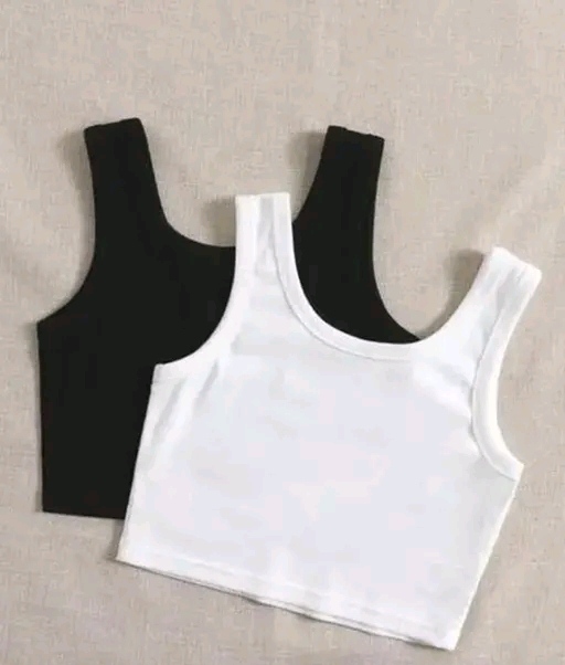 Tank Top white Black trending Tshirt